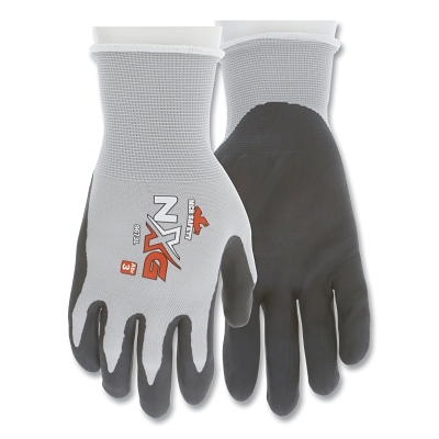 GRAY SHELL BLACK FOAM NITRILE 13 GAUGE